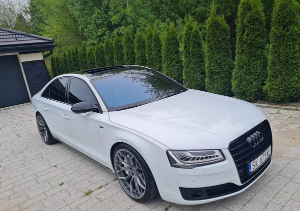 Audi A8 cena 165000 przebieg: 114000, rok produkcji 2015 z Katowice małe 191